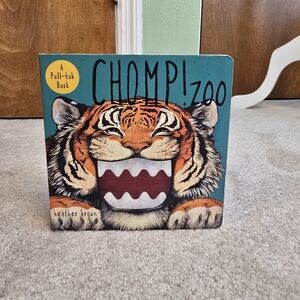 Chomp Zoo: A Pull-tab Book - Board book By Brown, Heather - VERY GOOD
